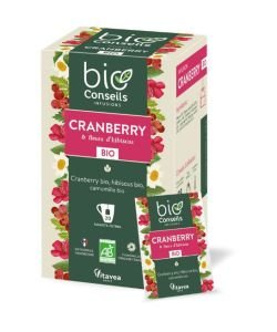 Infusion Cranberry & fleurs d'hibiscus BIO, 20 sachets